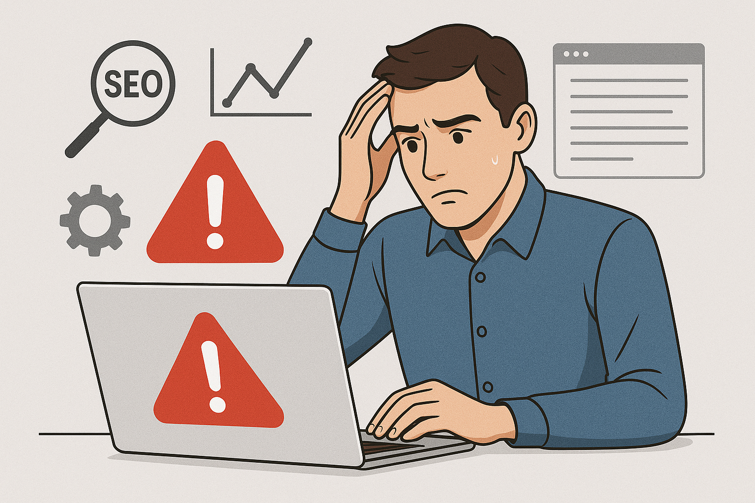 5 erros comuns que afetam o SEO do seu site (e como evitar)